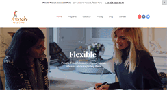 Desktop Screenshot of private-frenchlessons-paris.com